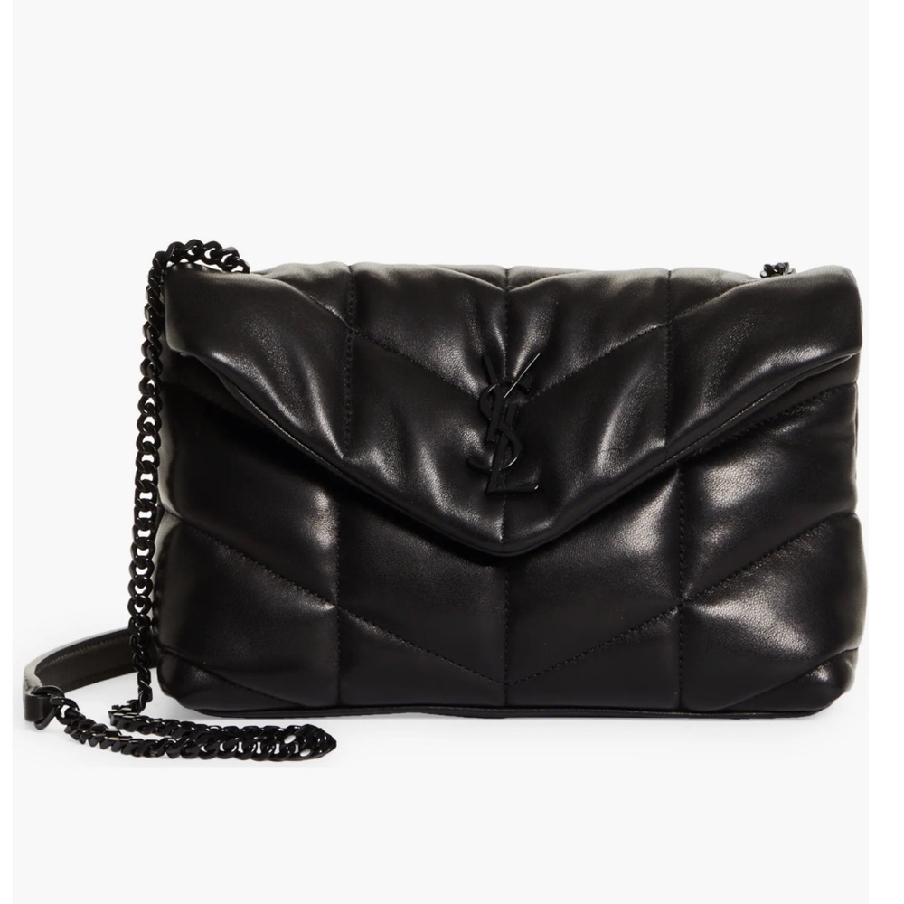 Saint Laurent Toy Loulou Puffer Leather Crossbody Bag